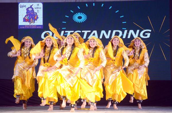 Punjabi Group Folk Dance (Female) competition on 05-12-2025 in the 14th Youth Festival